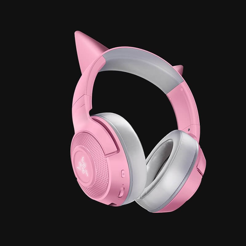 Headset Gamer RAZER Kraken BT Kitty Edition Bluetooth, Fone Orelha de Gato  – ROLKO tech