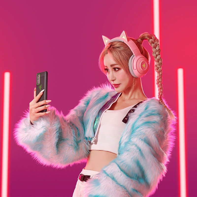 Headset Gamer RAZER Kraken BT Kitty Edition Bluetooth, Fone Orelha de Gato  – ROLKO tech